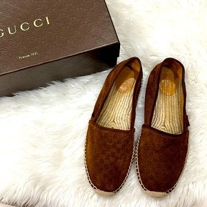 Gucci Suede Espadrilles